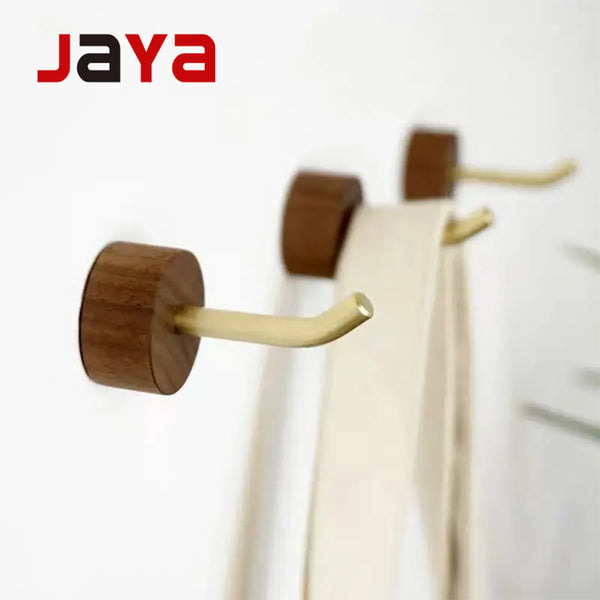 JAYA No-Drill Brass Pegboard Storage Rack with Kitchen Hooks and Bedroom Accessories Wholesale Brass Hook