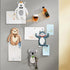 JAYA No-punch Rag Plug Cartoon Animal Hook Fridge Sticker Kitchen Bathroom Creative Towel Rack Wall Hanging Key Hooks