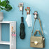 JAYA No-punch Rag Plug Cartoon Animal Hook Fridge Sticker Kitchen Bathroom Creative Towel Rack Wall Hanging Key Hooks