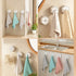 JAYA No-punch Rag Plug Kitchen Bathroom Creative Towel Rack Wall Hanging Storage Hook Dish Towel Holder