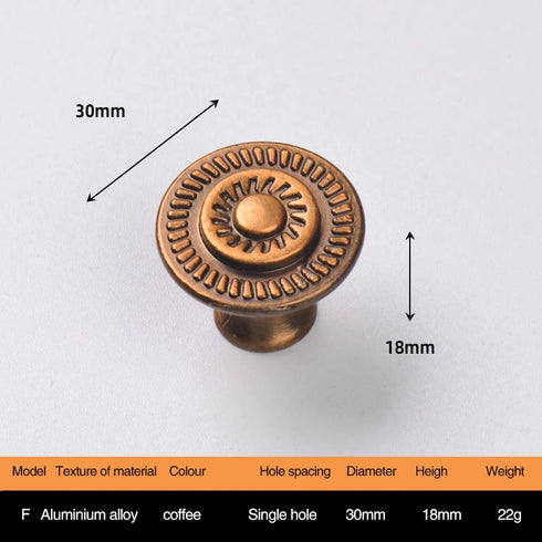 JAYA Solid Brass Luxury Handle for Bathroom Storage Shelf Kitchen Cabinet Drawer Custom Metal Knob Antique Door Handles