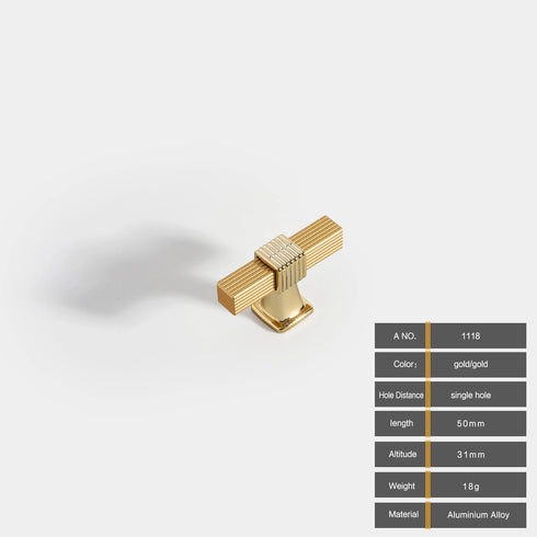 JAYA Solid Knurled Aluminum Heavy Duty Wooden Door Handle for Kitchen with White Cabinet Handles for Cabinet Handle