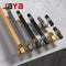 JAYA Solid Knurled Aluminum Heavy Duty Wooden Door Handle for Kitchen with White Cabinet Handles for Cabinet Handle
