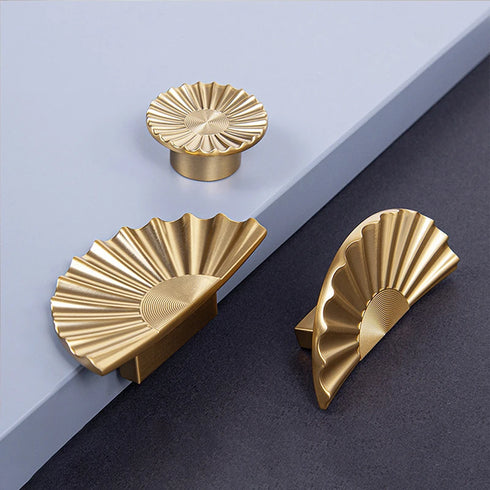 JAYA Wholesale Gold Zinc Alloy Furniture Door Handle Cabinet Door Handle Wardrobe Door Knob & Drawer Handle for Kitchen & Closet