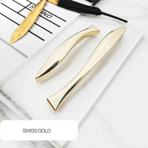 Modern Simple, Zinc Alloy Handle New Style Fish Tail Type Handle Cabinet Drawer Secret Door, Furniture Accessories Handle