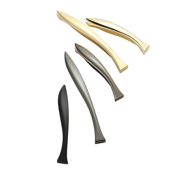 Modern Simple, Zinc Alloy Handle New Style Fish Tail Type Handle Cabinet Drawer Secret Door, Furniture Accessories Handle