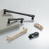 JAYA Wholesale Furniture Door Drawer Kitchen Handles Zinc Home Black and White Cabinet Pull Drawer Handle Aluminum Door Knob