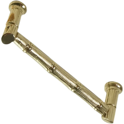 JAYA French Light Luxury Retro Bamboo Shape  Nordic Modern Simple Cabinet Door Wardrobe Handle Drawer Brass Gold Hardware