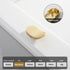 JAYA Gun Gray Copper Natural Color Minimalist Cabinet Drawer Bedside Table Handle Shoe Cabinet  Furniture Zinc Alloy Handle