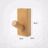 JAYA New Style Walnut Wood Coat Hook  for Home Kitchen Solid Wood Entrance Wall Hanging High-End Punch-Free Door Back