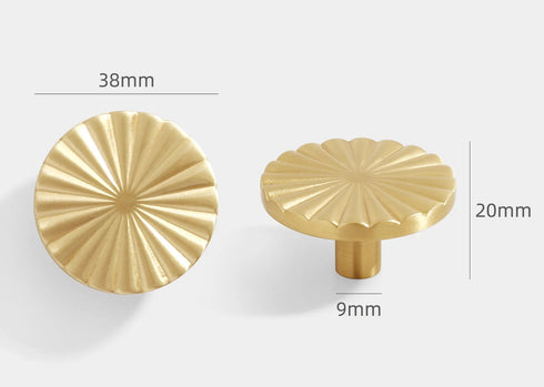 JAYA 2024 High Quality Single Brass Handle Hardware Door Knobs Brass Cabinet Handles