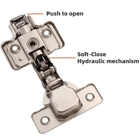 JAYA 110 Degree 3D Adjustable Soft Close Self Closing Concealed Cabinet Hinge 35mm Cup Kitchen Furniture Hardware