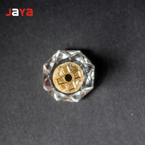 JAYA Drawer Handles Furniture Handles Knobs Transparent Cabinet Interior Door Handle Crystal Bedroom Carton Kitchen Furniture