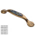 JAYA High Quality Ceramic Zinc Alloy Handle American Style Cabinet Wardrobe Shoe Cabinet Drawer Kitchen Door Single Hole