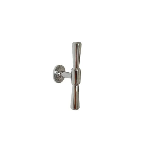 JAYA Chrome-Plated Brass Polished Small Handle Vintage Silver Cabinet Drawer Knob Retro Living Room Kitchen Handle Knobs