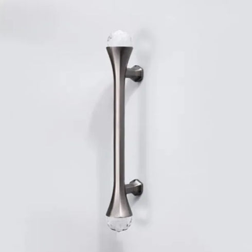 JAYA Gold Crystal End Cabinet Pulls Zinc Alloy Wardrobe Drawer Furniture Door Handles