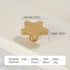 JAYA Solid Brass Cabinet Hardware Brushed Gold Bar Pull Handles T Knobs Round Knobs for Kitchen Wardrobe Dresser Furniture
