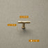 JAYA French Light Luxury Retro Bamboo Shape  Nordic Modern Simple Cabinet Door Wardrobe Handle Drawer Brass Gold Hardware