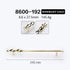 JAYA Gold Black Zinc Alloy Twisted Cabinet Pull Handles and Knobs Modern Drawer Wardrobe Cupboard Furniture Hardware