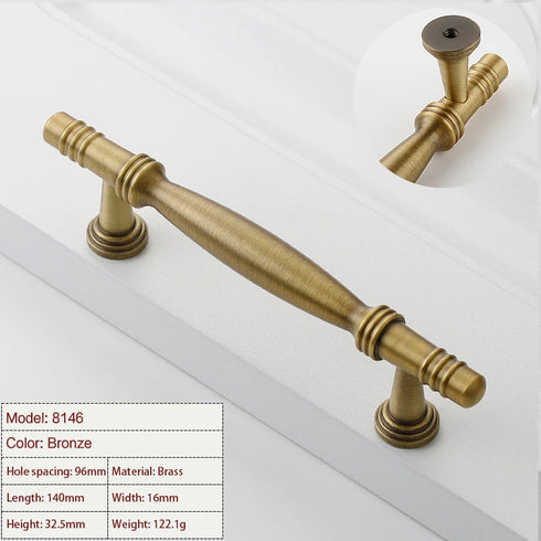 JAYA Factory Direct Sale High Quality Single Hole Drawer Cabinet  Door Handle French Light Luxury Furniture Door Handle