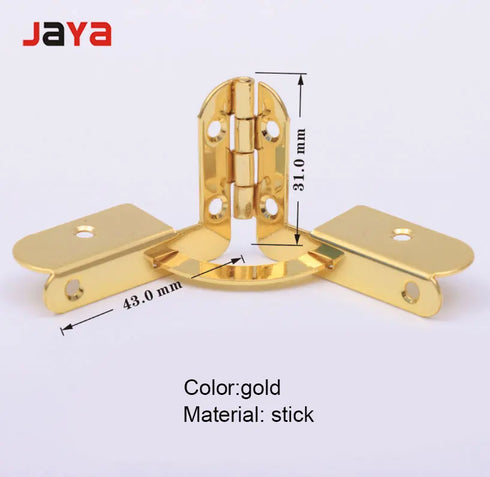 JAYA Straight for Rounded Corners in the Curved Corner Seven-character Hinge Bracket Rounded Hinge L-shaped Aircraft Hinge