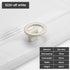 JAYA Modern Colorful Zinc Alloy Half Moon Cabinet Handles and Round Knobs for Kitchen Wardrobe Drawer Furniture