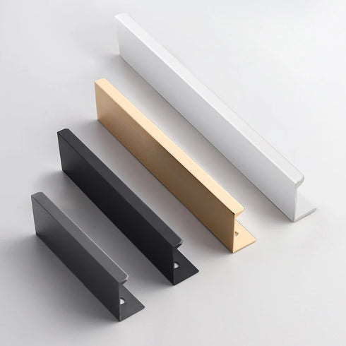 JAYA Aluminium Alloy Edge-Sealed Side-Mounted Cabinet Wardrobe Door with Invisible Seam Furniture Door Handle