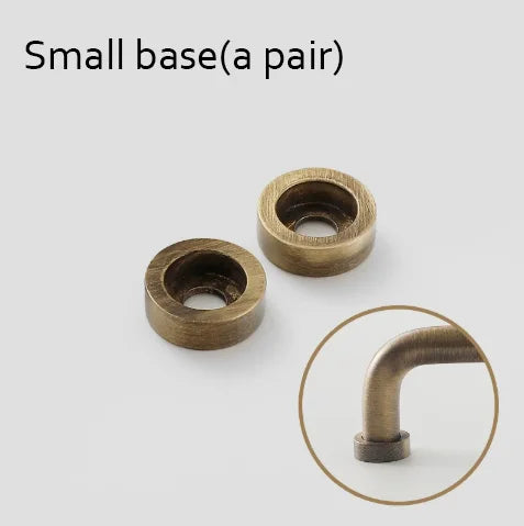 JAYA Antique Brass Finish Cabinet Handles and Knobs Bar Pulls Shell Pull and Ring Pull for Kitchen Wardrobe Drawer Furniture