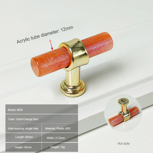 JAYA Factory Wholesale Modern Cabinet Crystal Glass Handle and Knob/cabinet Handles Kitchen Acrylic Door Handles/pull Door Knob
