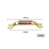 JAYA Aluminum  Alloy Cabinet Drawer Handle Note Shape Handles  Black Small Cabinet Kitchen Door  KNOB