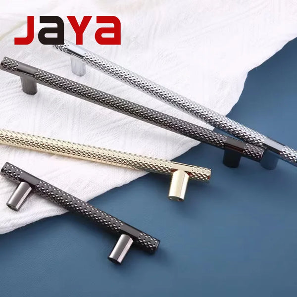 JAYA High-end Minimalist Cabinet Door Handle Light Luxury Wardrobe Door Handle Cabinet Golden Zinc Alloy 50 Bedroom Carton