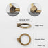 JAYA Antique Brass Finish Cabinet Handles and Knobs Bar Pulls Shell Pull and Ring Pull for Kitchen Wardrobe Drawer Furniture