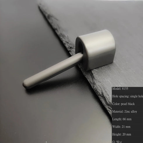 JAYA Modern Minimalist Zinc Alloy L-Shaped Single-Hole Cabinet Handles Black Gray Gold Drawer Pulls
