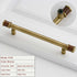 JAYA Antique Walnut Cabinet Door Handle Modern Scandinavian Brass & Wood Design Solid Furniture Door Handle
