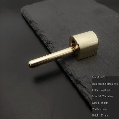JAYA Modern Minimalist Zinc Alloy L-Shaped Single-Hole Cabinet Handles Black Gray Gold Drawer Pulls