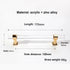 Handles and Knobs for Kitchen Cabinet Handle With Acrylic Handle Transparent Drawer Pulls