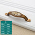 JAYA High Quality European Middle Ages Style Kitchen Zinc Alloy Antique Bronze Drawer Knob Vintage Cabinet Handle