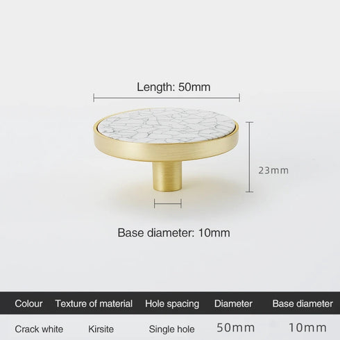 JAYA Door Knob Stone Cabinet Drawer Knobs Cupboard Dresser Drawer Pulls Handles Shell Handle Knobs Furniture Door Handle