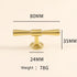 JAYA Chrome-Plated Brass Polished Small Handle Vintage Silver Cabinet Drawer Knob Retro Living Room Kitchen Handle Knobs