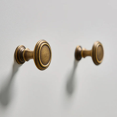 JAYA Modern Light Luxury Retro Chinese Furniture Wardrobe Drawer and Door Knob Yellow Bronze Brass Furniture Door Handle