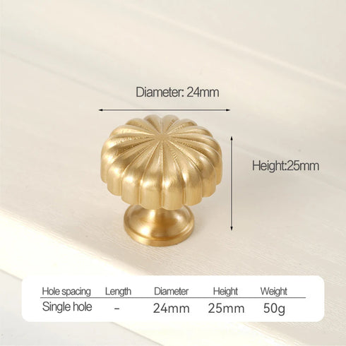 JAYA Solid Brass Cabinet Hardware Brushed Gold Bar Pull Handles T Knobs Round Knobs for Kitchen Wardrobe Dresser Furniture