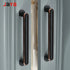 JAYA Luxury European-style Wardrobe Door Handle American-style Cabinet Door Handle Drawer Cabinet Door Black Red Handle