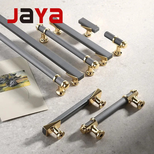JAYA Furniture Fitting Manufacturer Furniture Hardware Aluminium Alloy Pull Drawer Kitchen Cabinet Knobs Door Handle