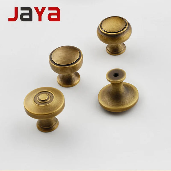 JAYA Factory Direct Sale High Quality Single Hole Drawer Cabinet  Door Handle French Light Luxury Furniture Door Handle