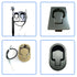 JAYA Zinc Alloy Oval Recliner Release Handle Black and Chrome Sofa Chair Couch Pull Lever Replacement Furniture Hardware Parts