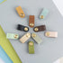 JAYA Leather Loop Cabinet Pull Handles with Brass Knobs Modern Drawer Pulls for Wardrobe Cupboard Dresser Bedroom Furniture