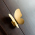 JAYA Wholesale  Nordic Brass Handle Custom Metal  butterfly  Shape Wardrobe Cabinet Handle