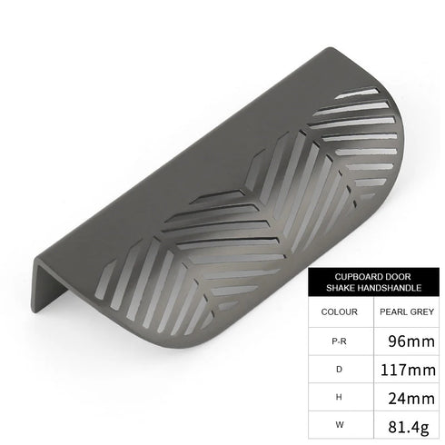 JAYA  Leaf Shape Zinc Alloy Handle Nordic Simple Punch-free Drawer Zinc Alloy Handle