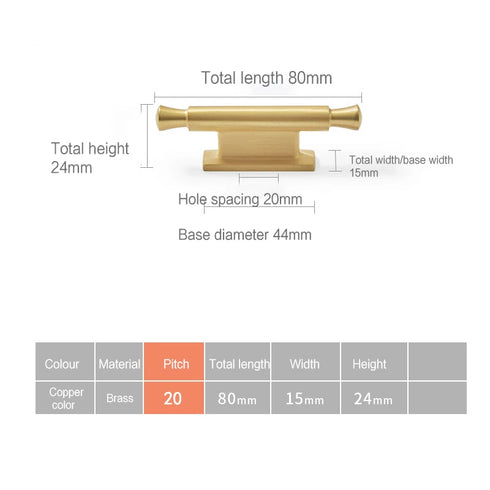 JAYA 2025 New Design Solid Brass Handle New Chinese Style Light Luxury Furniture Door Handle