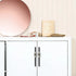 JAYA JY-TCP01 Modern Two-Tone Long Cabinet Pull Handle with Faceted Center Grip for Kitchen Drawer Wardrobe Sliding Door